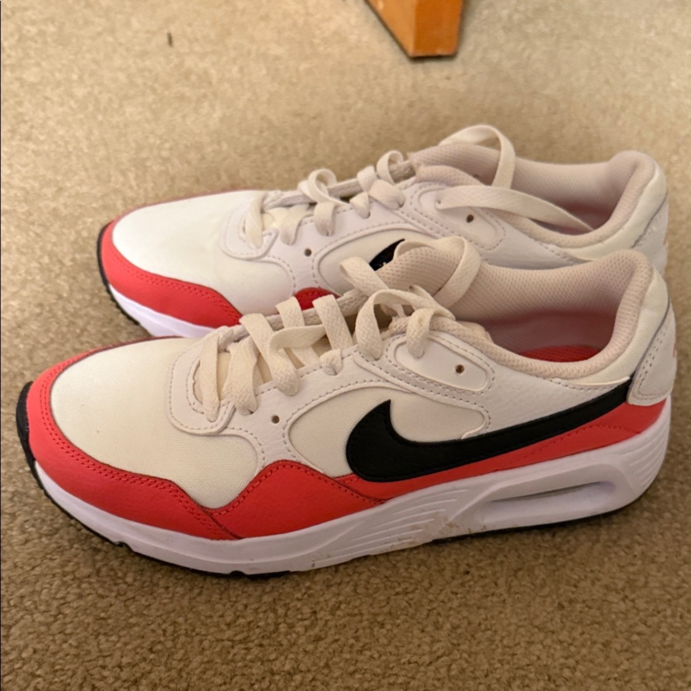 Nike Women's Athletic Shoes - White, Red, Black